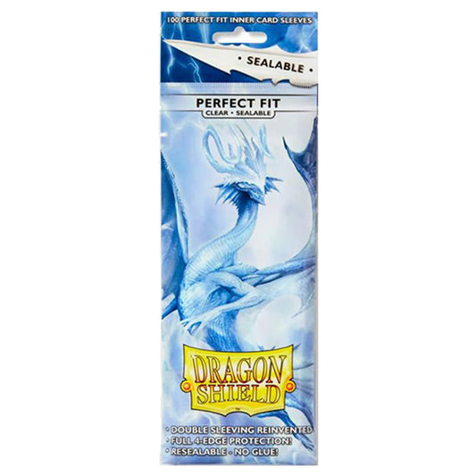 Dragon Shield - Standard Perfect Fit Sealable Sleeves - Clear (100 Sleeves)