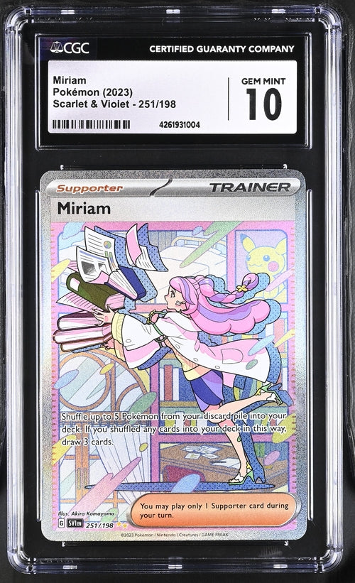 Miriam SIR - Scarlet & Violet  -  CGC GEM MT 10