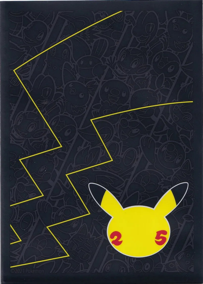 Celebrations Elite Trainer Box Card Sleeves - 25 Pikachu (65 Pack) Celebrations Elite Trainer Box Card Sleeves - 25 Pikachu (65 Pack)