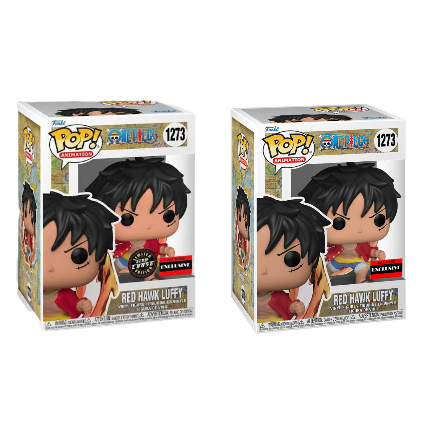 Funko Pop One Piece - Red Hawk Luffy (CHASE Bundle) AAA EX/ SP Edition