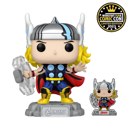 Funko Pop Avengers - Thor with Pin - MEFCC Exclusive