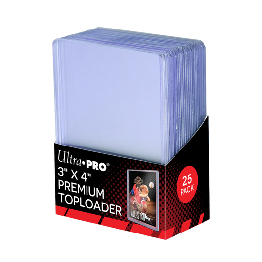 Ultra PRO - 3" x 4" Clear Premium Toploaders (25ct)