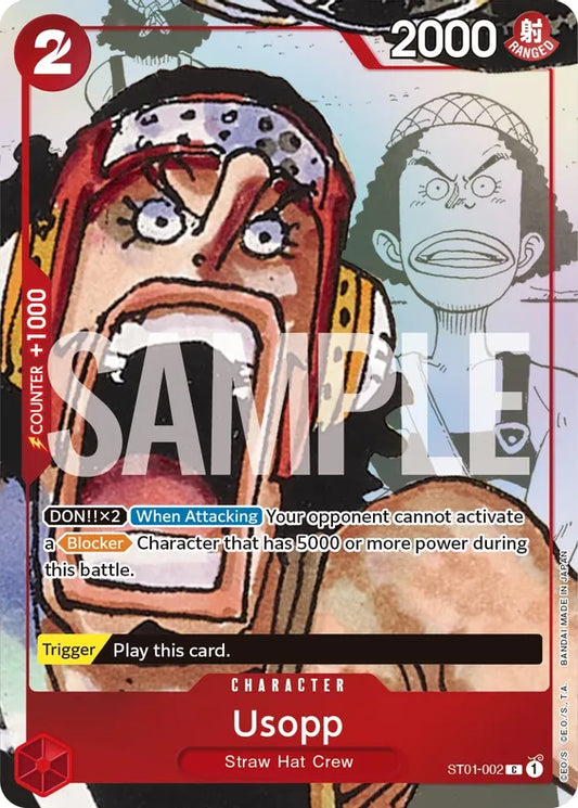 Usopp - ST01-002 (Alternate Art) - One Piece Promotion Cards