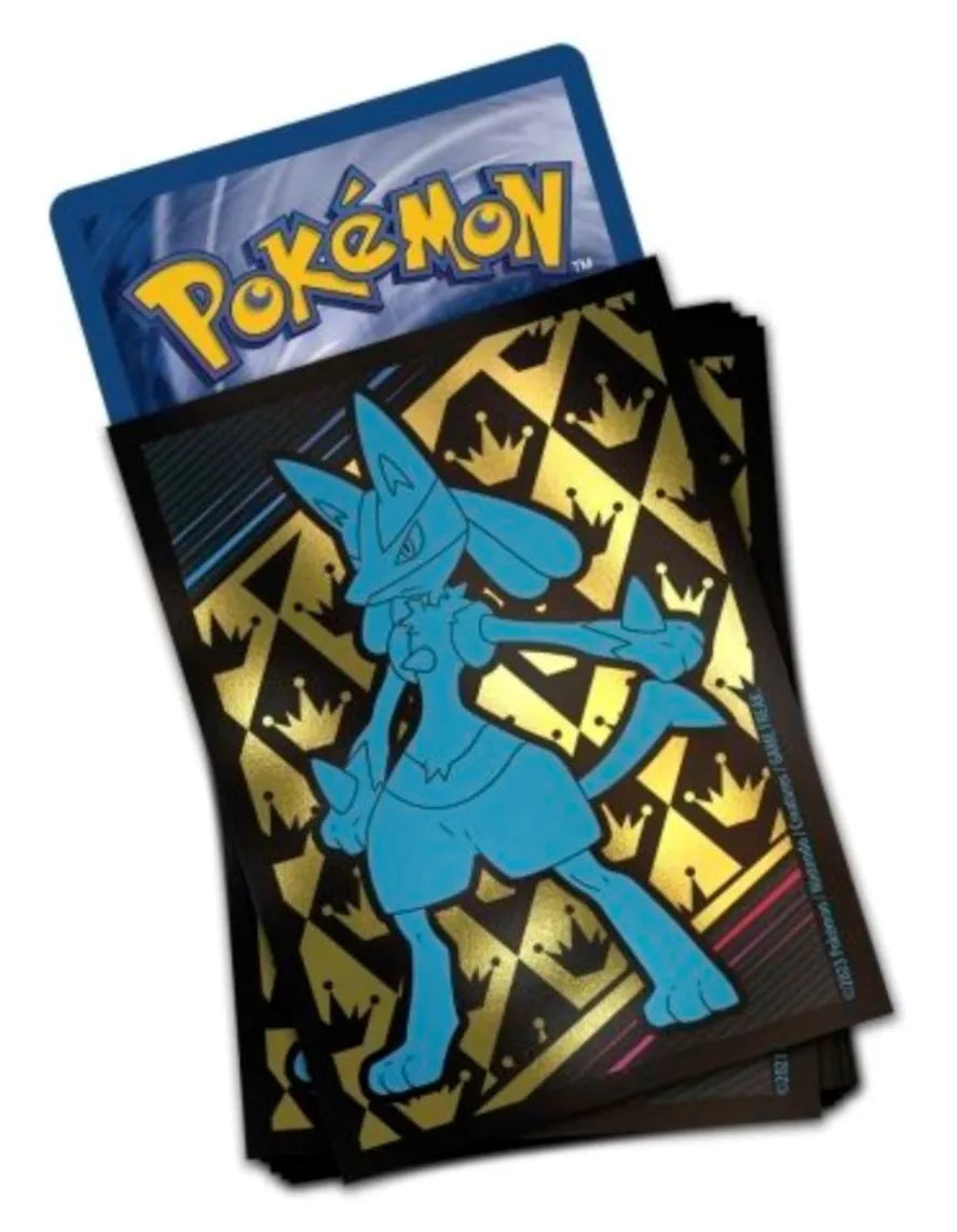 lucario card sleeves Mega Lucario Card Sleeves (65 Sleeves)